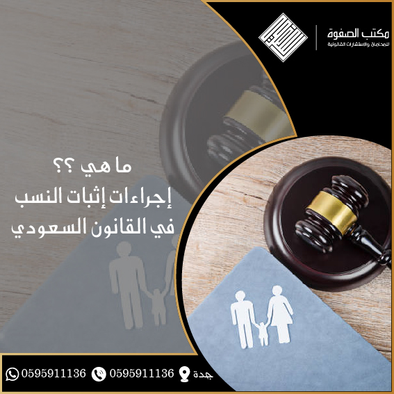 إجراءات إثبات النسب في القانون السعودي 1 إجراءات إثبات النسب في القانون السعودي