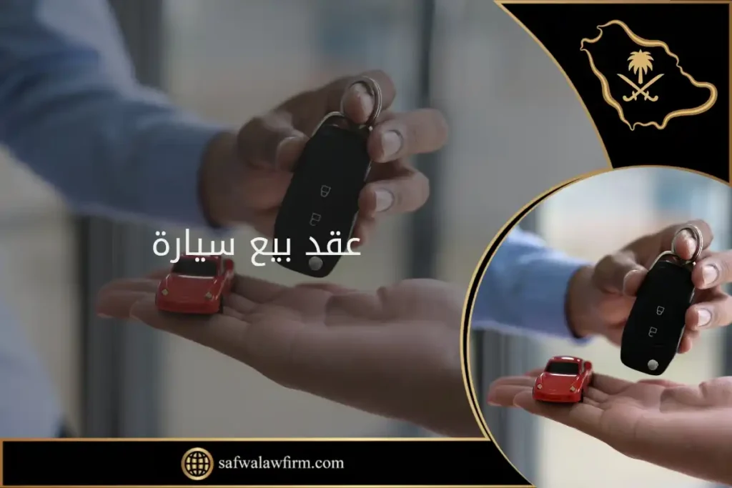 عقد بيع سيارة