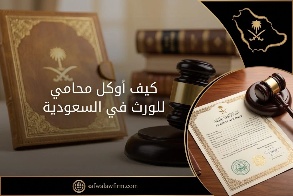 كيف أوكل محامي للورث في السعودية
