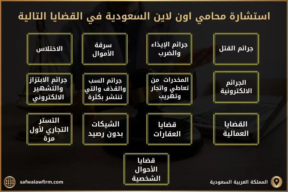 استشارة محامي اون لاين جدة السعودية