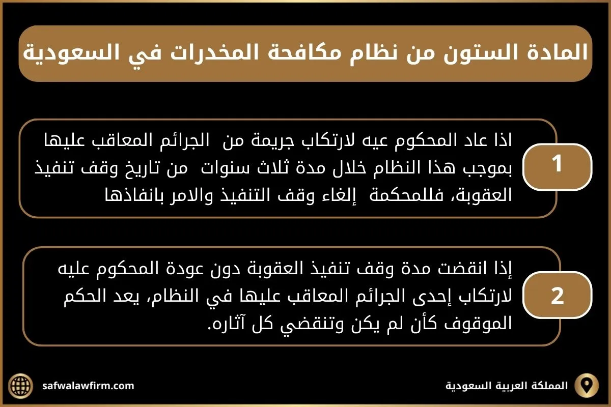المادة 60 من نظام مكافحة المخدرات في السعودية 2 المادة 60 من نظام مكافحة المخدرات في السعودية