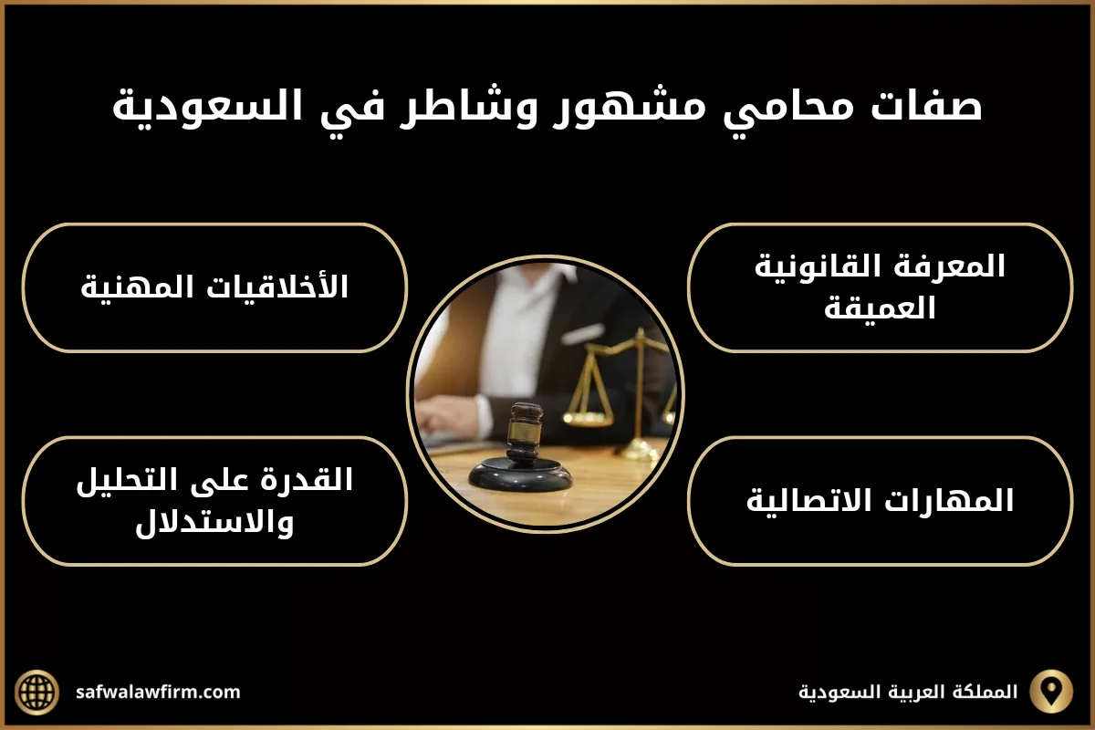 صفات محامي مشهور وشاطر في السعودية