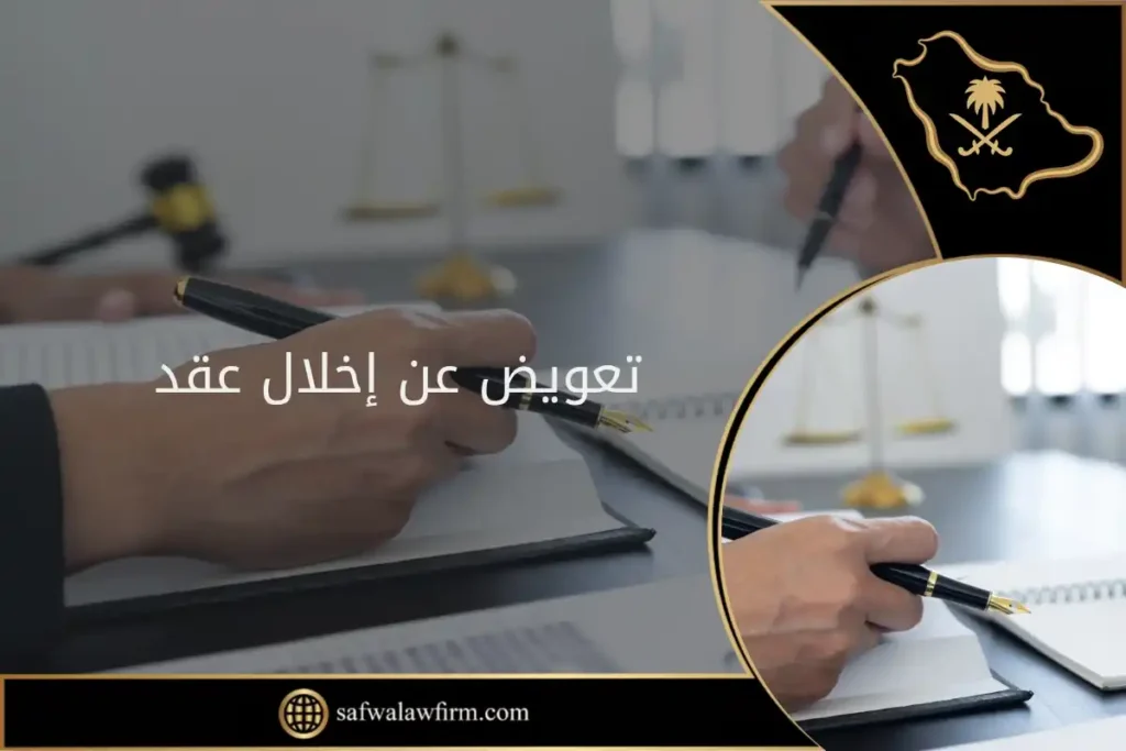 تعويض عن إخلال عقد في السعودية