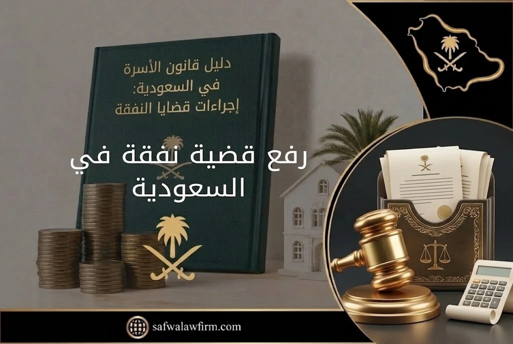 رفع قضية نفقة في السعودية