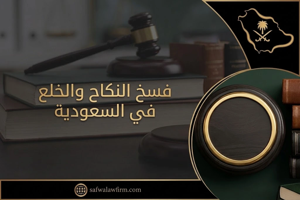 فسخ النكاح والخلع في السعودية